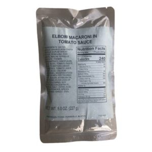 Elbow Macaroni in Tomato Sauce MRE Entree