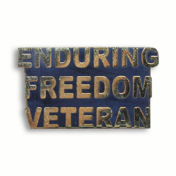 Veteran Pin Operation Enduring Freedom