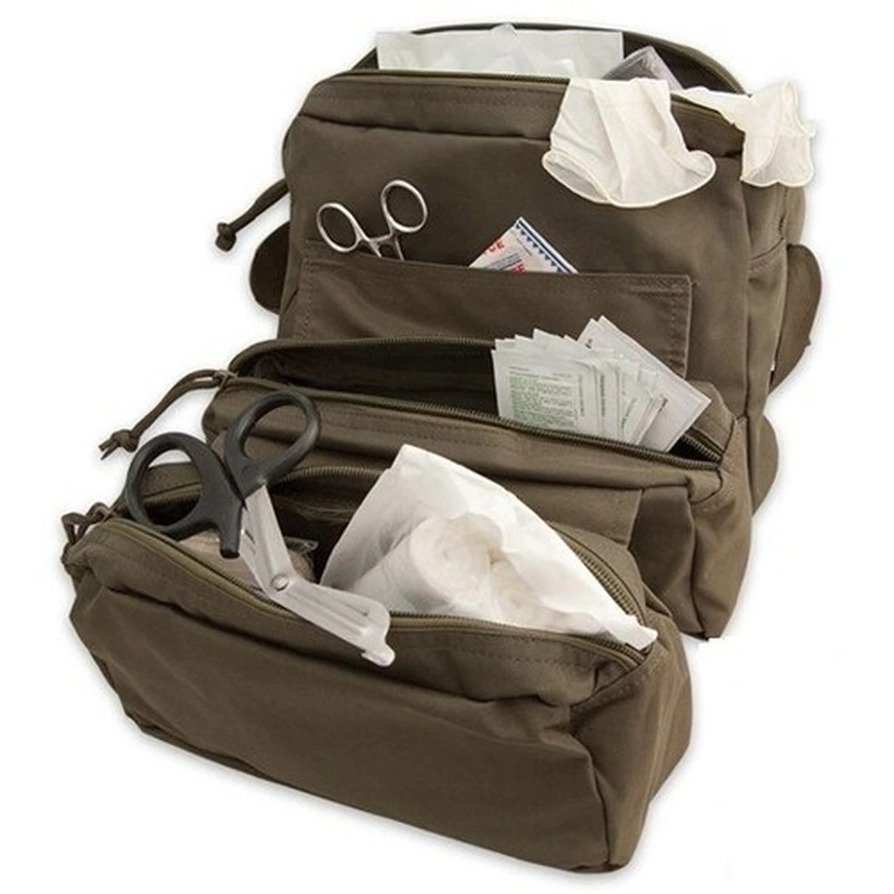 First Aid M-3 Medic Bag Open