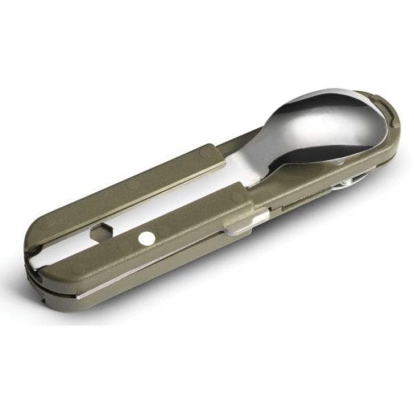 French Army Camp Knife OD Green Spoon