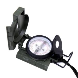 GI Phosphorus Lensatic Compass with MOLLE Pouch