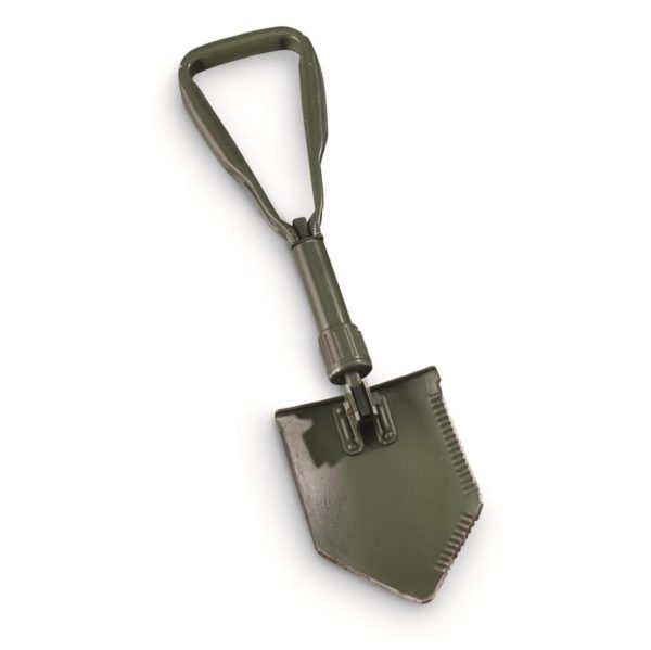 German Military Issue Folding Shovel E Tool Used