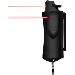 Guard Dog Accufire Pepper Spray Black with Laser Light