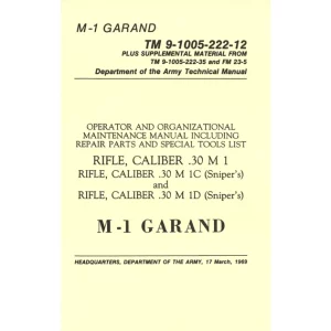 M-1 Garand Operators Manual