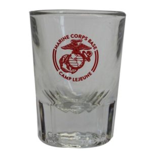 Marine Corps Base Camp Lejeune Clear Shot Glass