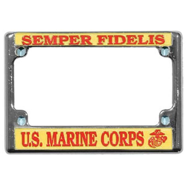 Marine Corps Motorcycle License Plate Frame