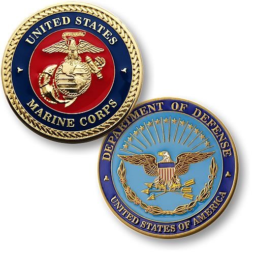 Department of Defense USMC Seal Coin