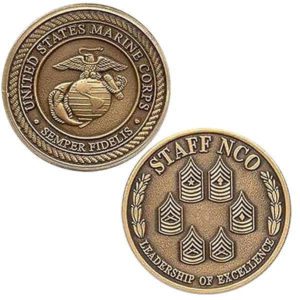 Marine Corps Staff Non-Commissioned Officer Coin
