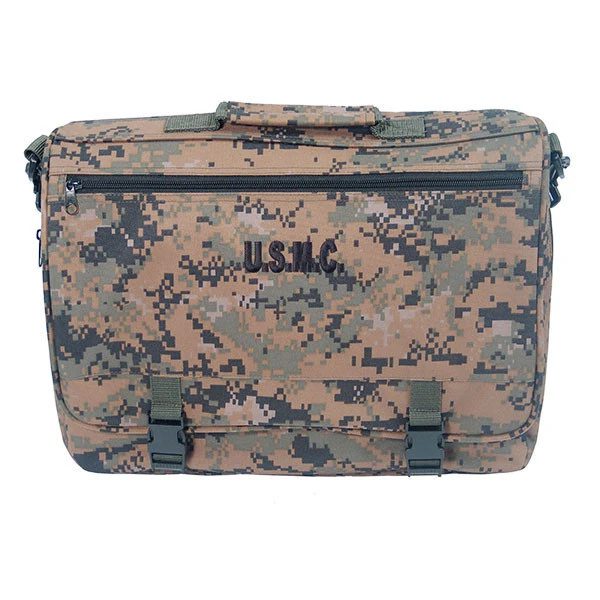 Marine Corps Woodland Digital Flapover Attache Bag
