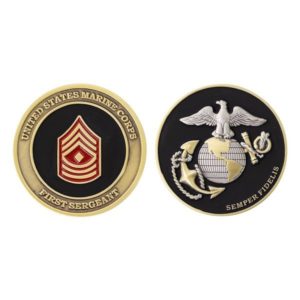 US Marine First Sergeant Coin