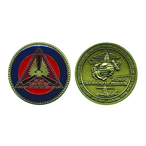 Marine corps air station new river challenge coin
