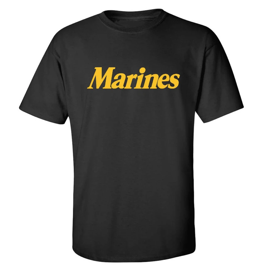 Marines Black T-Shirt