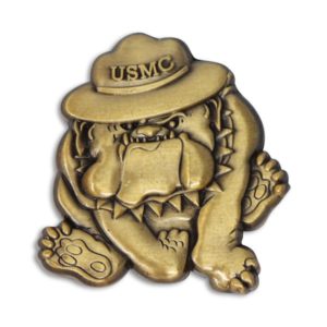 Marines Bulldog Drill Instructor Hat Pin