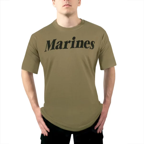 Marines Coyote Brown PT T-Shirt
