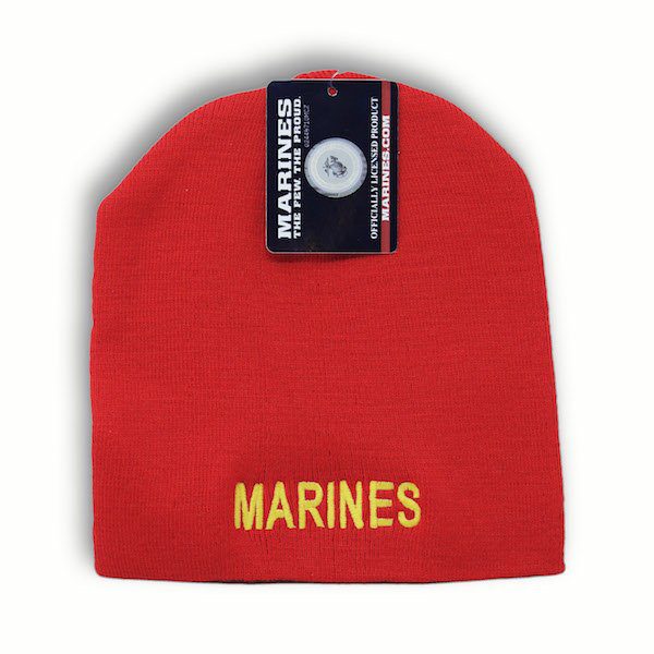 Red Marines Beanie Watch Cap