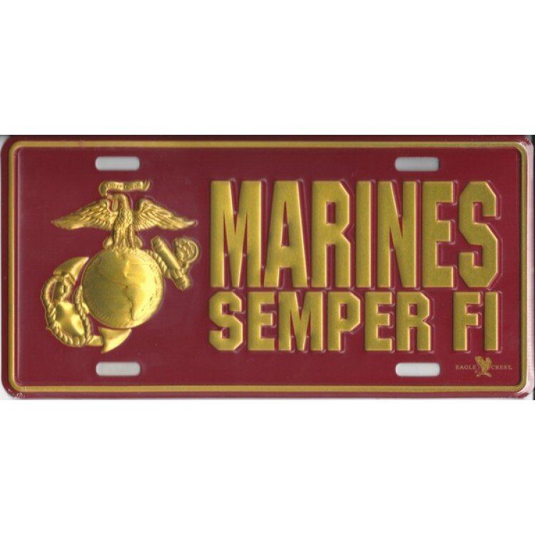 Marines Semper Fi License Plate