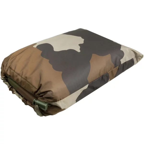 Mil-Tec CCE Camo Ripstop Poncho Closed and Folded