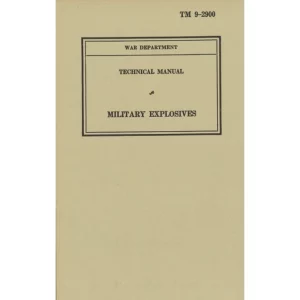 Military Explosives Technical Manual