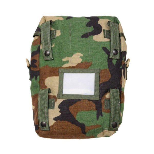 Military MOLLE II Woodland Camo Sustainment Pouch