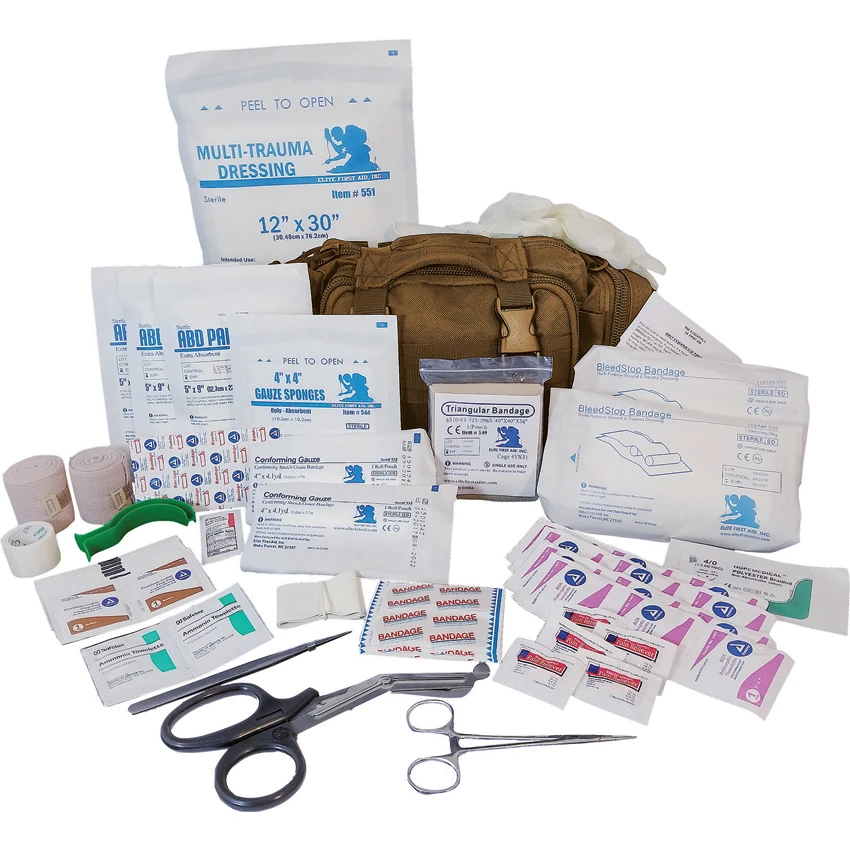 Military Rapid Response First Aid Bag