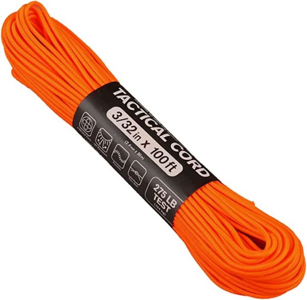 Military Tactical Paracord 275 Neon Orange