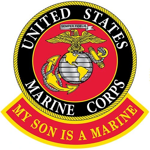 My Son Is A US Marine Patch
