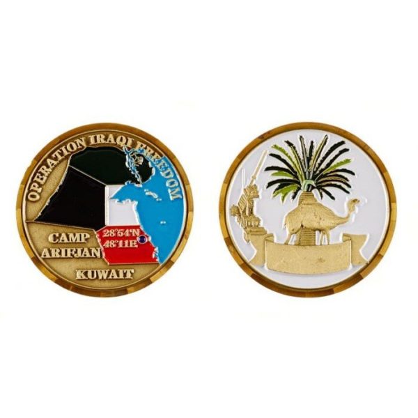 OIF camp arifjan Kuwait coin