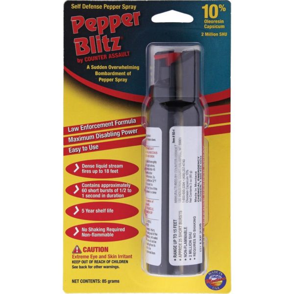 Pepper Blitz Pepper Spray Package No Shake Dense Liquid
