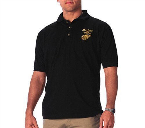 Marines Moisture Wicking Embroidered Polo