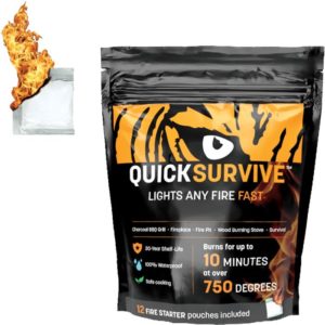 Quick Survive Fire Starter 12 Pack