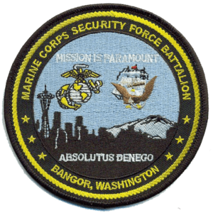 Security Force Bn Bangor WA Patch
