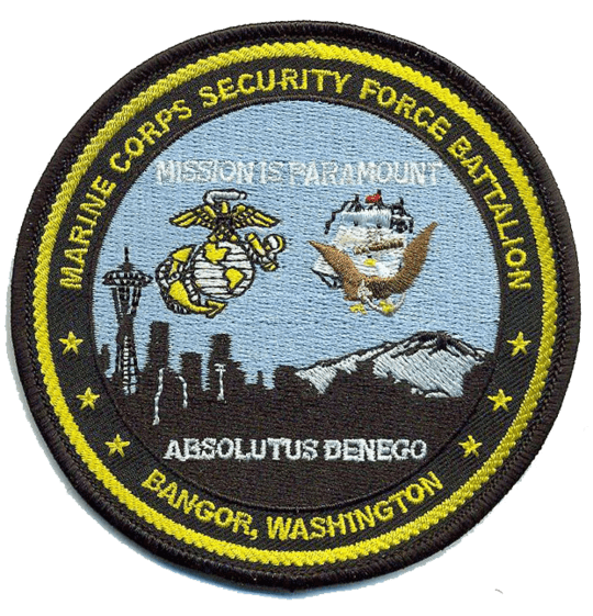 Security Force Bn Bangor, Washington Patch - Devil Dog Depot Security Force Bn Bangor, Washington Patch - Devil Dog Depot