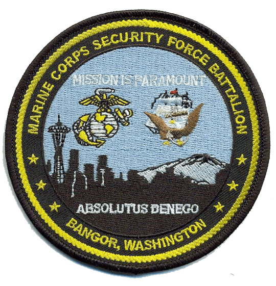 Security Force Bn Bangor WA Patch