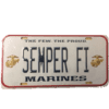 Semper FI Marines License Plate