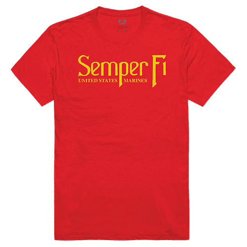 Semper Fi USMC Marines red shirt