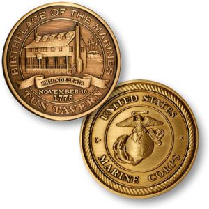 USMC Tun Tavern Bronze Antique Coin