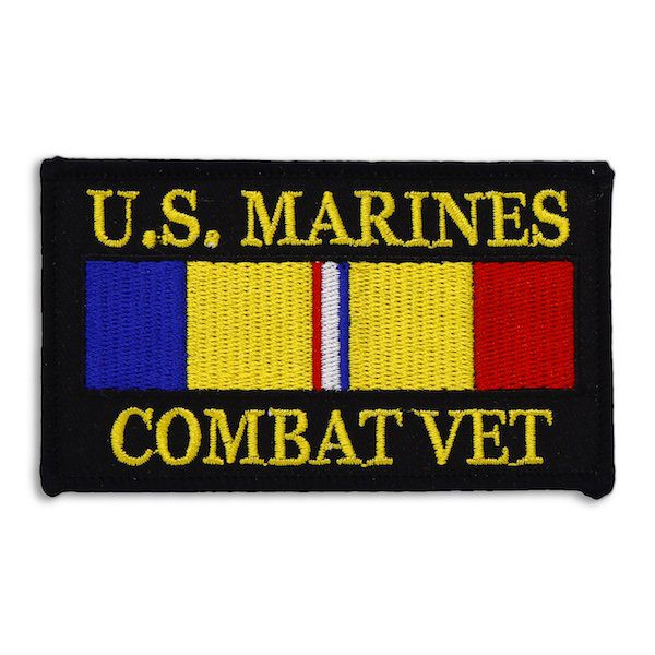 U.S. Marines Combat Vet with Combat Action Ribbon Patch