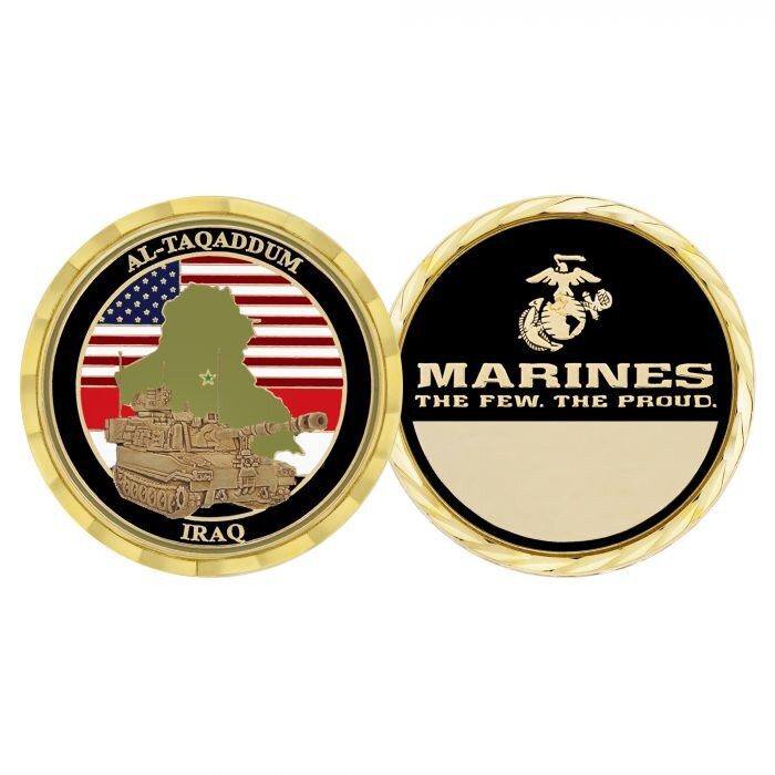 US Marine Al Taqaddum iraq coin