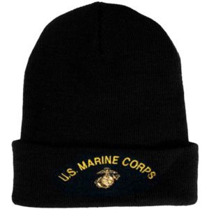 US Marine Corps Black Watch Cap