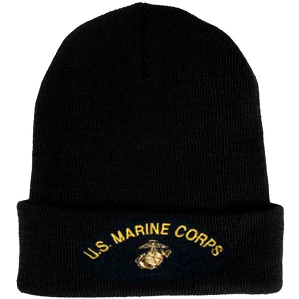 US Marine Corps Black Watch Cap