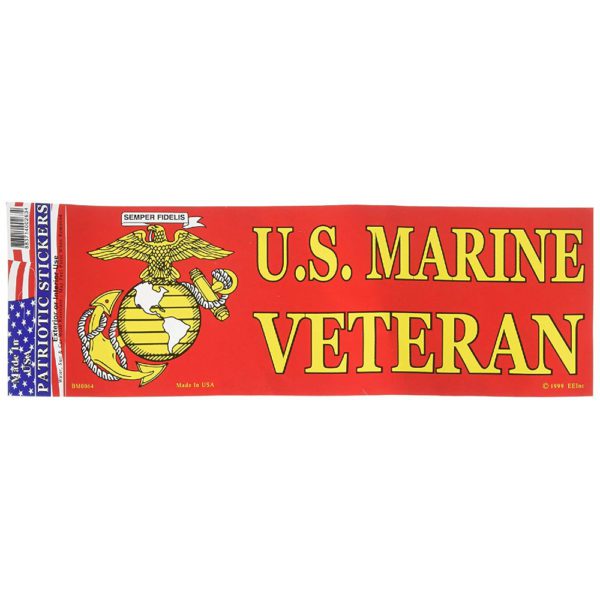 us marine corps veteran bumper sticker