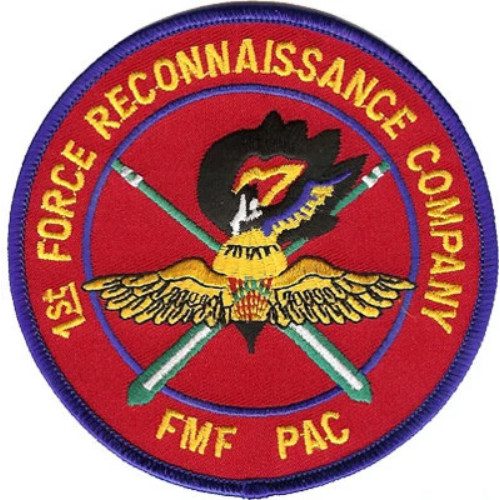 USMC 1st Force Recon Company Patch