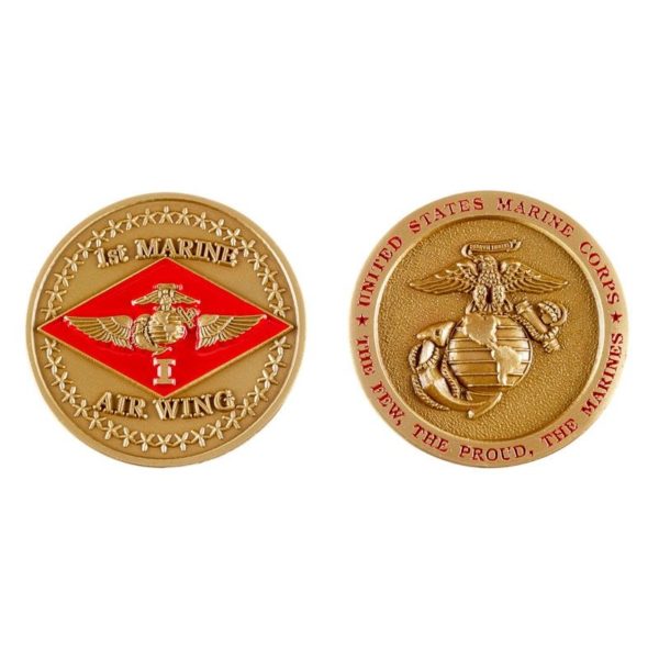 usmc 1st marine air wing challenge coin