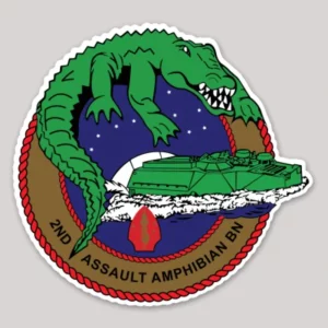 USMC 2nd Assault Amphibian Bn Decal