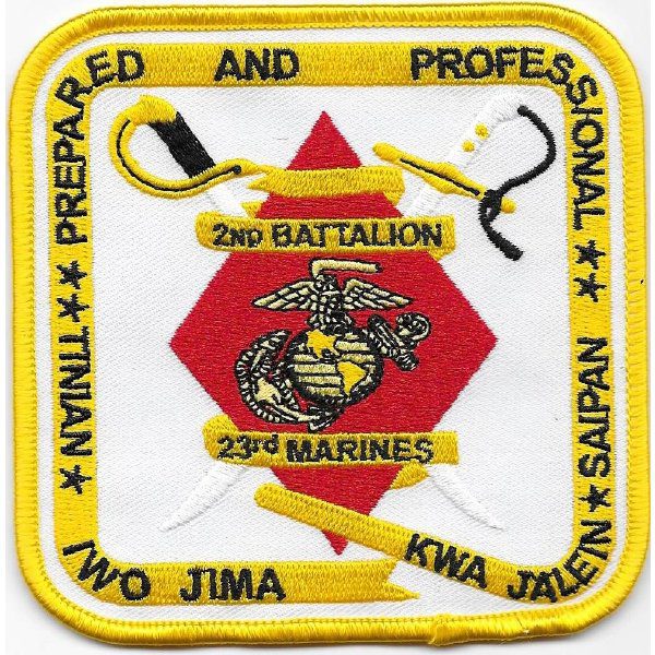 USMC 2nd Bn 23rd Marines Patch