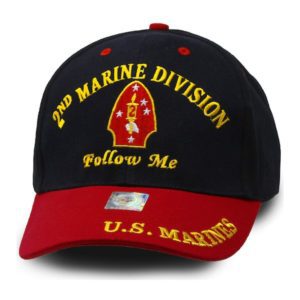 USMC 2nd Marine Division Hat Front