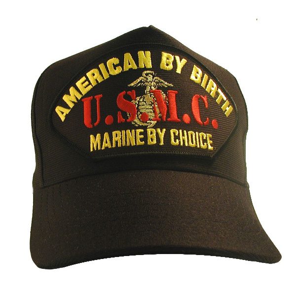 USMC American By Birth Marine By Choice Cap