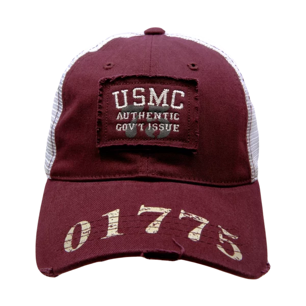 USMC 'Authentic Gov't Issue' Vintage Style Trucker Cover
