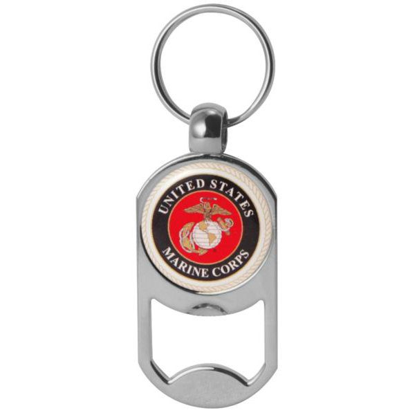 USMC Logo Key Chain Bottle Opener