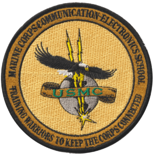 USMC Communications & Electronics School Patch